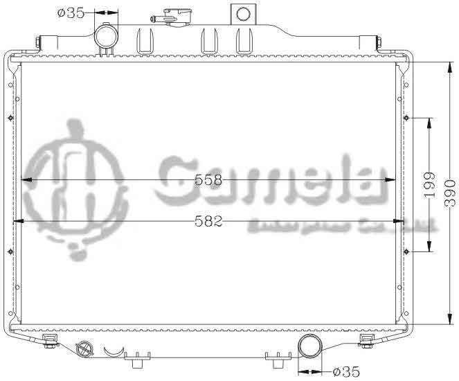 6114006N - Radiator-for-MITSUBISHI-DELICA-86-99-MT-OEM-SW600045