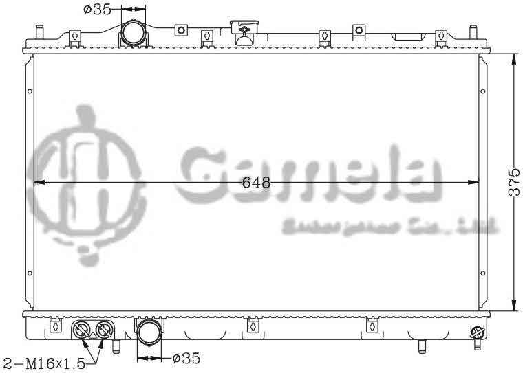 6114010AN - Radiator-for-MITSUBISHI-LANCER-95-99-CK1-6-MT-MITSUBISHI-MIRAGE-97-02-MT