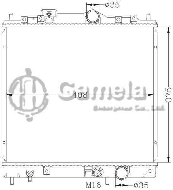 6114015N - Radiator-for-MITSUBISHI-COLT-92-MT-OEM-MB660540-MB660596