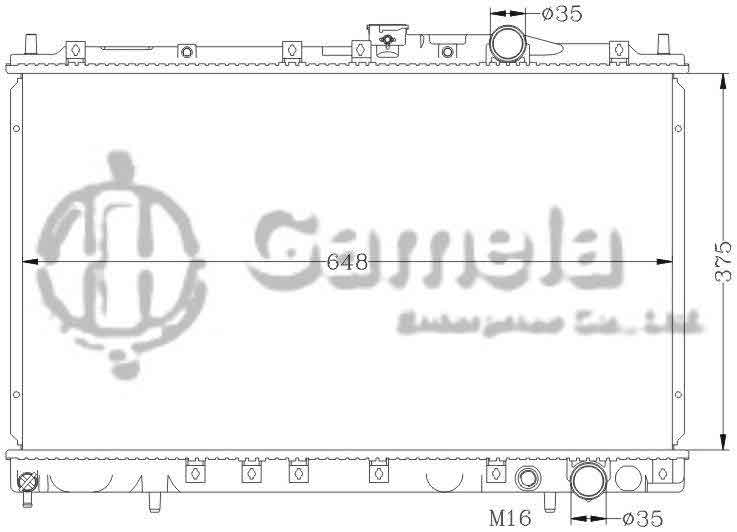 6114020N - Radiator-for-MITSUBISHI-LANCER-92-94-MT-OEM-MB890506-924972