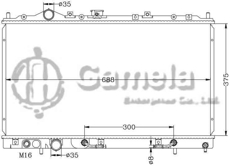 6114025AN - Radiator-for-MITSUBISHI-LANCER-00-AT