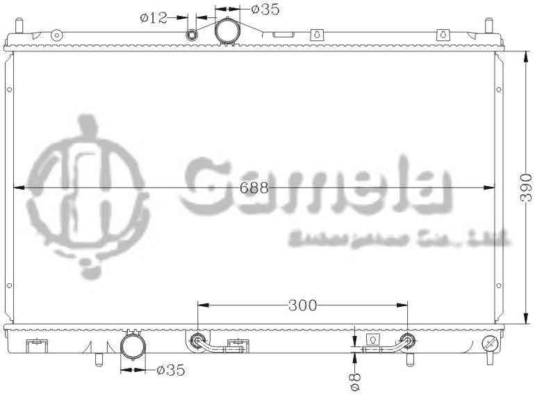 6114027N - Radiator-for-MITSUBISHI-LANCER-01-APM-AT