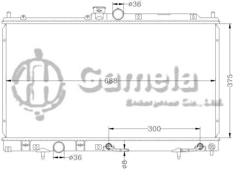 6114029AN - Radiator-for-MITSUBISHI-LANCER-03-06-AT