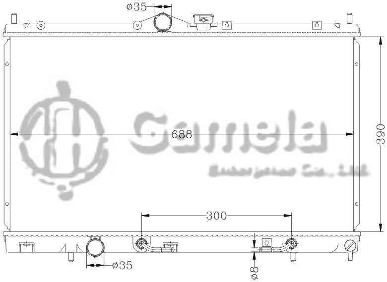 6114031N - Radiator-for-MITSUBISHI-LANCER-01-APM-AT