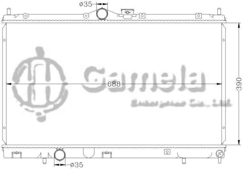 6114032N - Radiator-for-MITSUBISHI-LANCER-01-APM-MT