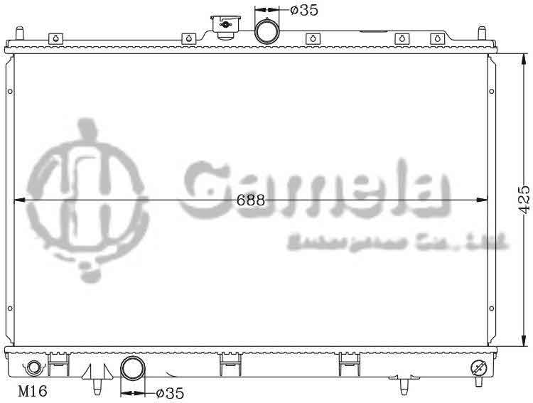 6114040AN - Radiator-for-MITSUBISHI-OUTLAND-01-05-MT