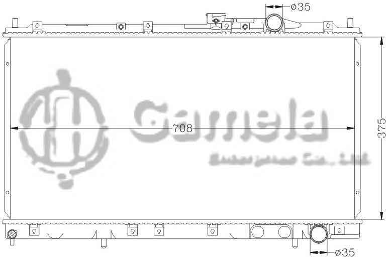 6114044N - Radiator-for-MITSUBISHI-GLANT-92-95-MT-OEM-MB845808-MB845812