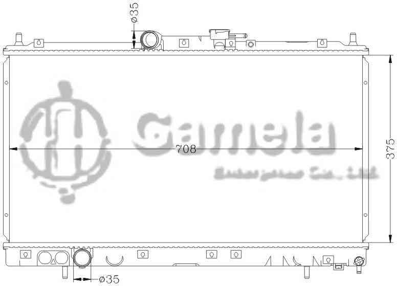 6114054AN - Radiator-for-MITSUBISHI-ZHONGHUA-Zhong-Hua-Chen-Yang-MT