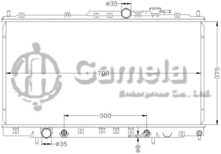 6114057AN - Radiator-for-MITSUBISHI-GLANT-99-02-AT-OEM-MR312229-DPI-2300