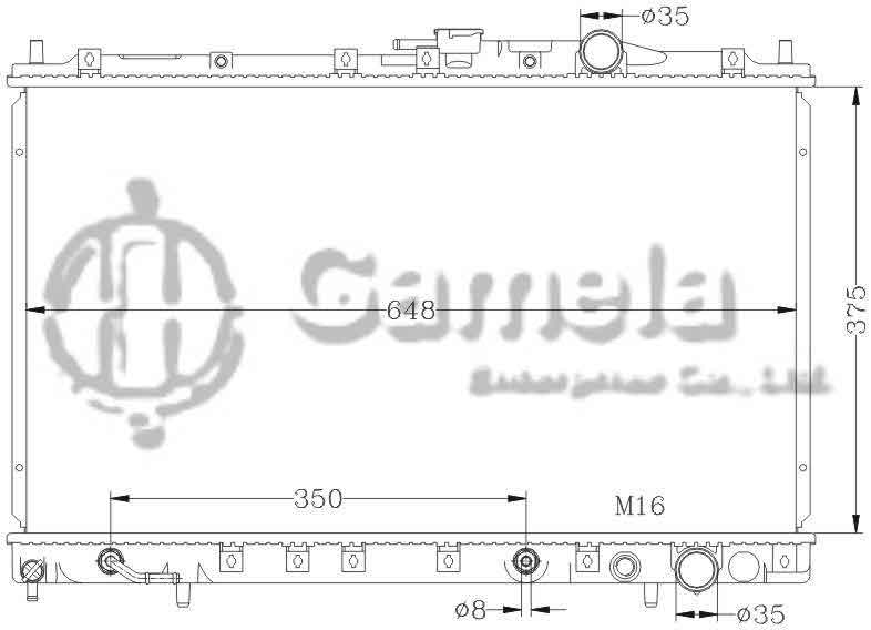 6114063AN - Radiator-for-MITSUBISHI-SPACE-WAGON-CHARIOT-N31-34-AT