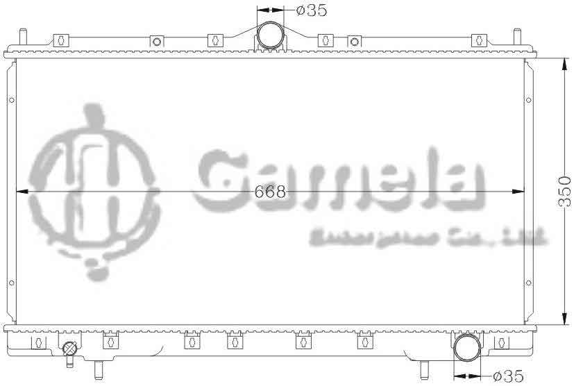 6114070AN - Radiator-for-MITSUBISHI-ECLIPSE-95-99-MT-MITSUBISHI-TALON-95-98-MT