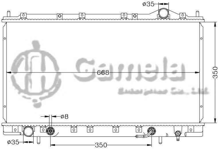 6114075N - Radiator-for-MITSUBISHI-ECLIPSE-95-99-AT-OEM-MR127910-MR127911-MR312969-DPI-2023