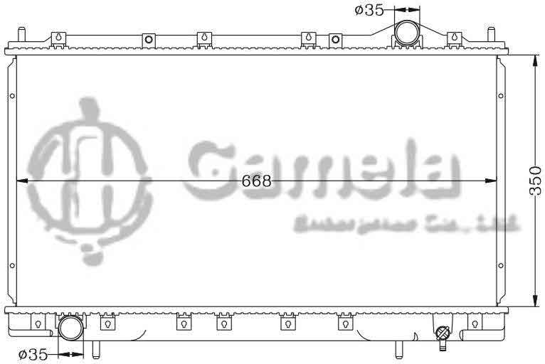 6114076AN - Radiator-for-MITSUBISHI-ECLIPSE-95-99-MT