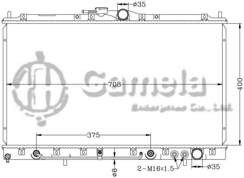 6114085N - Radiator-for-MITSUBISHI-DIAMANTE-92-94-AT-OEM-MB660673-MB924266-DPI-1316