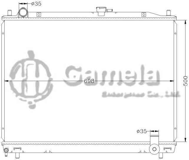 6114090AN - Radiator-for-MITSUBISHI-PAJERO-V73-02-MT