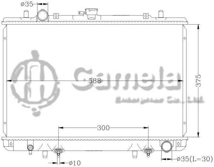 6114095AN - Radiator-for-MITSUBISHI-PICKUP-L200-96-AT