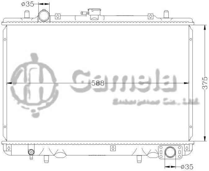 6114102AN - Radiator-for-MITSUBISHI-PICKUP-L200-96-00-MT