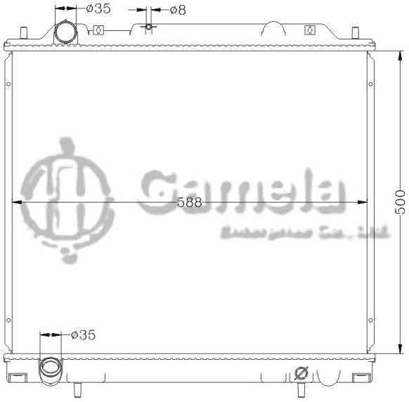 6114108N - Radiator-for-MITSUBISHI-L400-SPACE-GEAR-94-MT