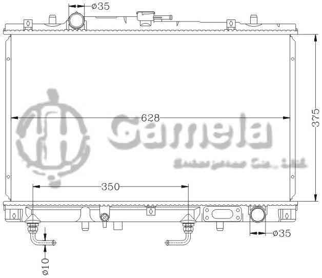 6114133N - Radiator-for-MITSUBISHI-MONTERO-SPORT-97-04-AT-DPI-2073