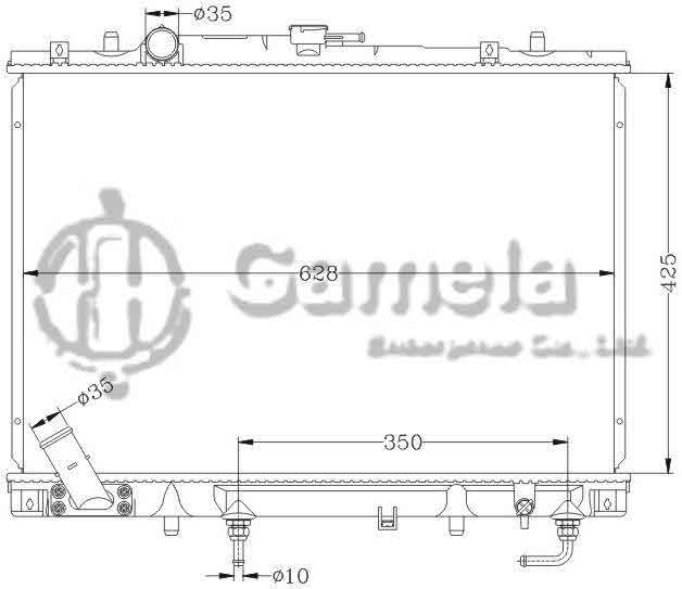 6114135N - Radiator-for-MITSUBISHI-CARISMA-MT-OEM-MB299522