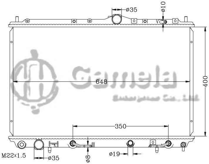 6114141N - Radiator-for-MITSUBISHI-CARISMA-1-6-4G93-95-97-AT