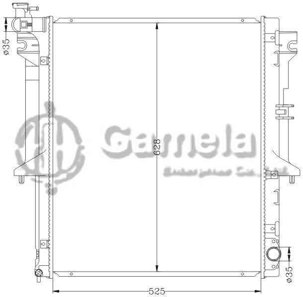 6114154N - Radiator-for-MITSUBISHI-G200-04-L200-07-MT