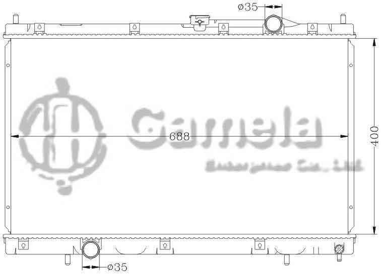 6114166N - Radiator-for-MITSUBISHI-LANCER-N-D-05-MT