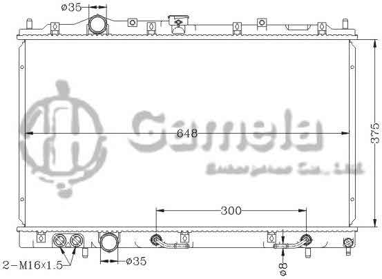 6114183NA - Radiator-for-MITSUBISHI-LANCER-95-99-CK1-6-AT-MITSUBISHI-MIRAGE-97-02-AT