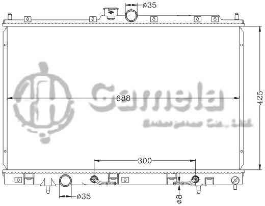 6114185NA - Radiator-for-MITSUBISHI-OUTLANDER-2001-AT