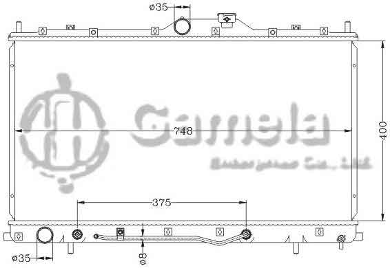 6114189NA - Radiator-for-MITSUBISHI-GLANT-04-10-AT-DPI-2723