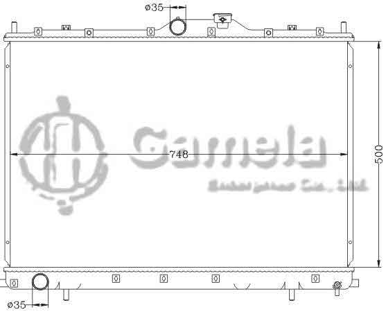 6114192NA - Radiator-for-MITSUBISHI-ENDEAVOR-04-11-MT