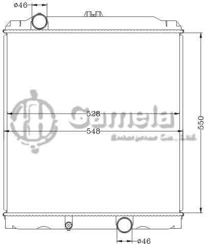 6114195NA - Radiator-for-MITSUBISHI-CANTER-95-98-MT-OEM-MC127002-ME292452