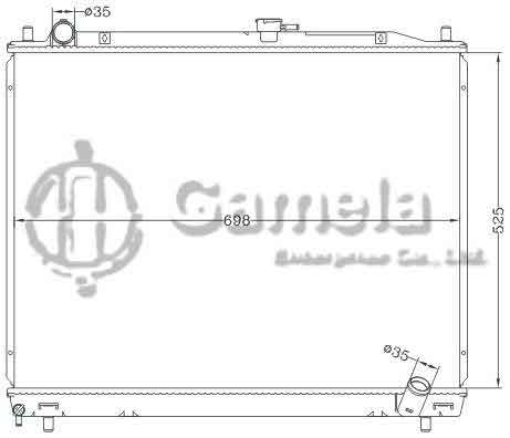 6114204NA - Radiator-for-MITSUBISHI-PAJERO-V80-06-MT