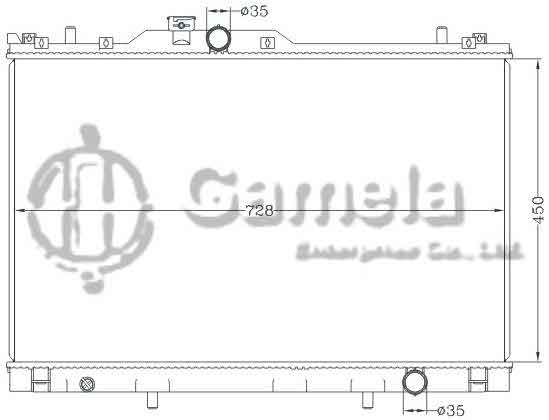 6114213NA - Radiator-for-MITSUBISHI-ZINGER-2-4-05-MT