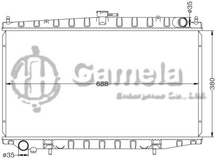 6115008N - Radiator-for-NISSAN-BLUEBIRD-93-98-U13-MT-OEM-21410-0E200-1E400-DPI-1594