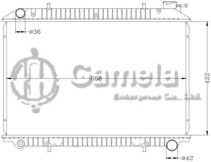 6115024N - Radiator-for-NISSAN-VANETTE-01-MT-OEM-21410-9C100