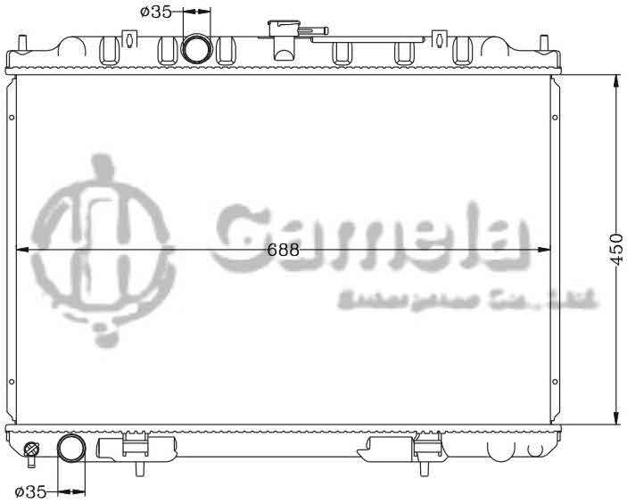 6115026N - Radiator-for-NISSAN-X-TRAIL-00-03-MT