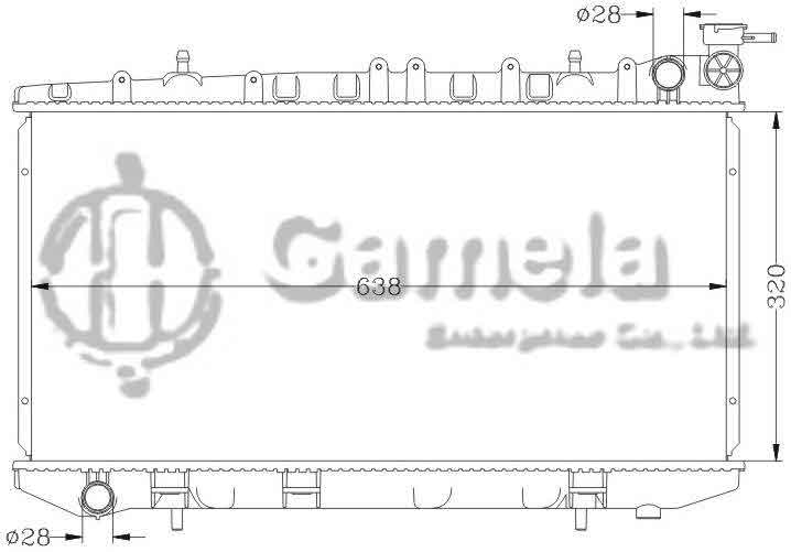 6115034N - Radiator-for-NISSAN-SUNNY-B13-91-93-MT-OEM-21410-62Y00-62Y01-64Y00-DPI-1440