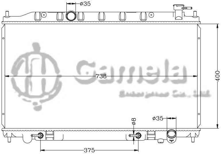 6115049N - Radiator-for-NISSAN-ALTIMA-6CYL-02-AT