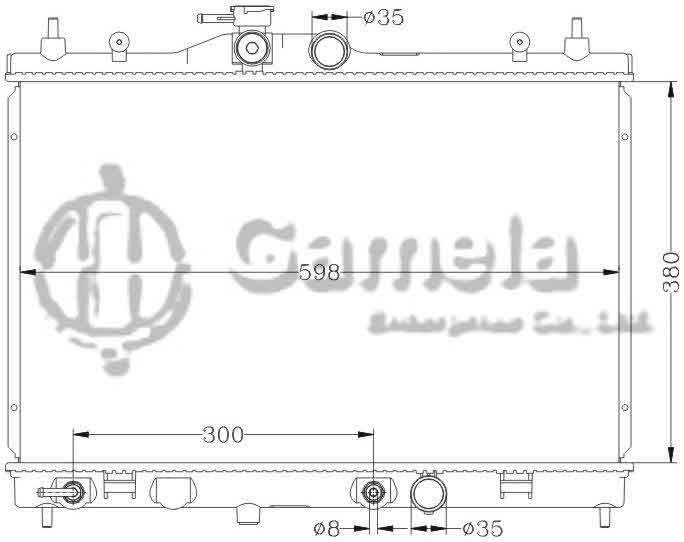 6115055N - Radiator-for-NISSAN-TIIDA-06-AT-OEM-21460-QD500