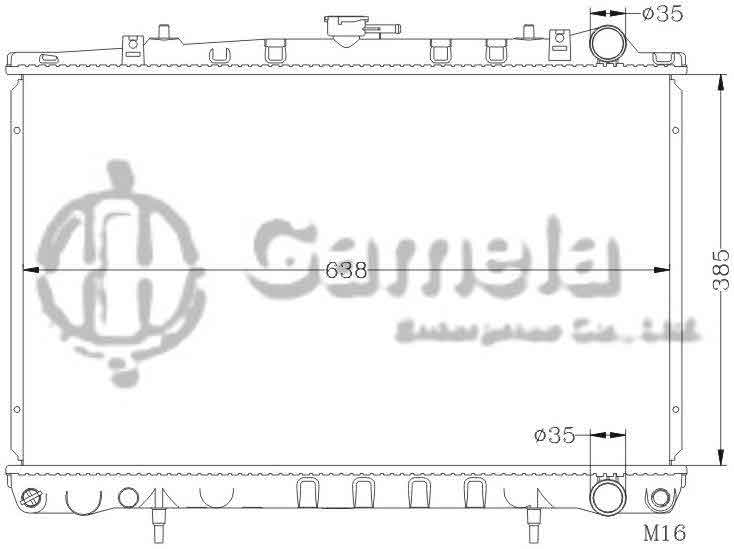 6115062AN - Radiator-for-NISSAN-ALTIMA-89-91-A31-C33-R32-MT-OEM-21410-71100