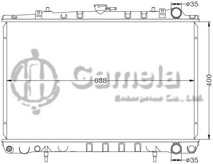 6115068AN - Radiator-for-NISSAN-ALTIMA-89-91-R33-CREW-MT-OEM-21410