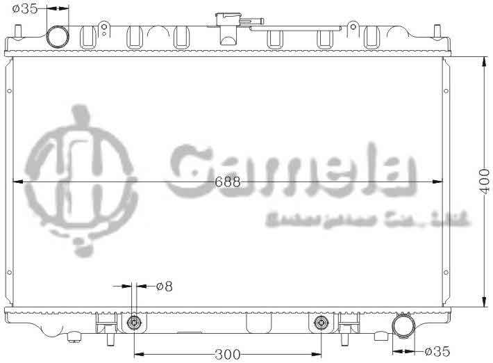 6115075AN - Radiator-for-NISSAN-MAXIMA-95-02-A32-AT-OEM-21460-31U10