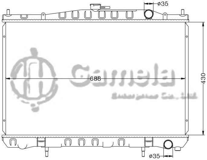 6115084N - Radiator-for-NISSAN-CEDRIC-91-95-PAY32-PY32-MT