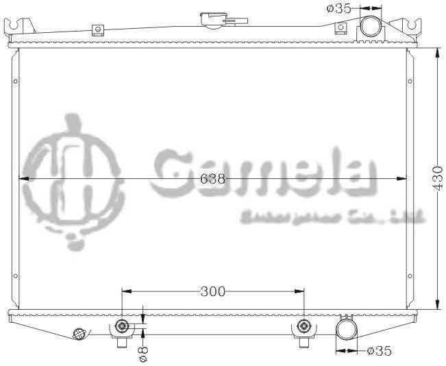 6115095N - Radiator-for-NISSAN-HARDBODY-92-95-D21-AT-OEM-21450-09G11-07G11-DPI-314