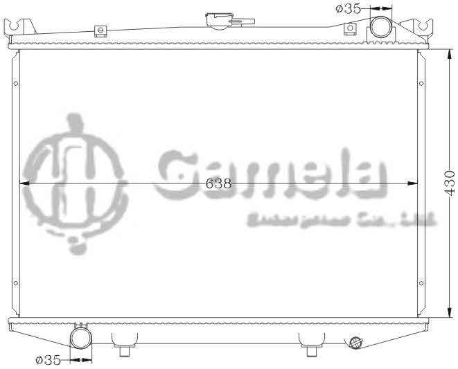 6115100N - Radiator-for-NISSAN-HARDBODY-92-95-D21D-MT-OEM-21400-10G11