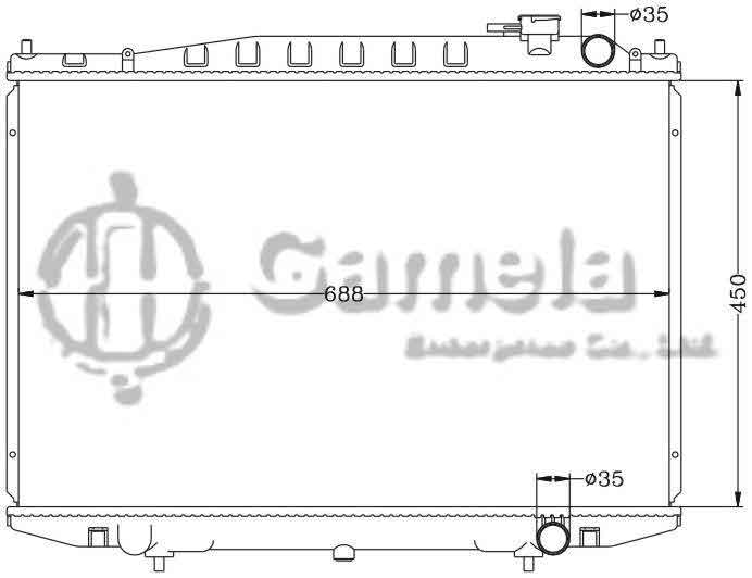 6115102N - Radiator-for-NISSAN-HARDBODY-98-02-D22-MT-OEM-21410-2S400