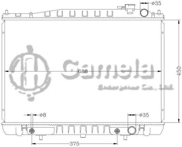 6115111RN - Radiator-for-NISSAN-FRONTIER-XTERRA-01-02-AT-OEM-21460-5S700-DPI-2409