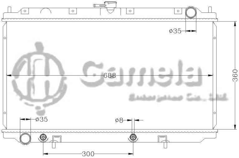 6115123N - Radiator-for-NISSAN-PRIMERA-94-98-P11-AT