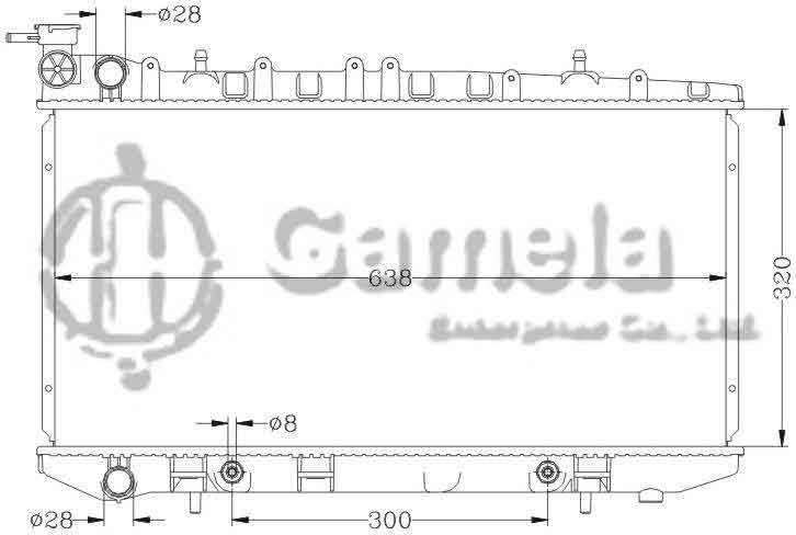 6115147AN - Radiator-for-NISSAN-SUNNY-B13-91-93-AT